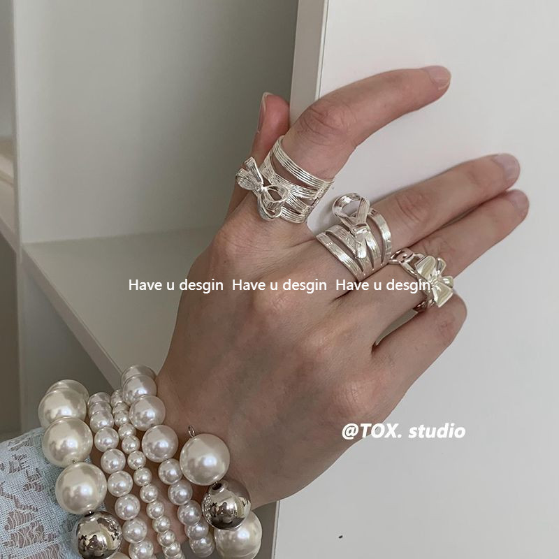 Have u desgin Tính khí Con gái Thiết kế vòm nhiều lớp Cảm giác Vòng tay ngọc trai giả Thu đông Tất cả-