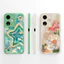 Ốp lưng Oppo A2M 5G thỏ ngọt hoa văn anh đào, silicon lỏng, bảo vệ camera, chống sốc, bền