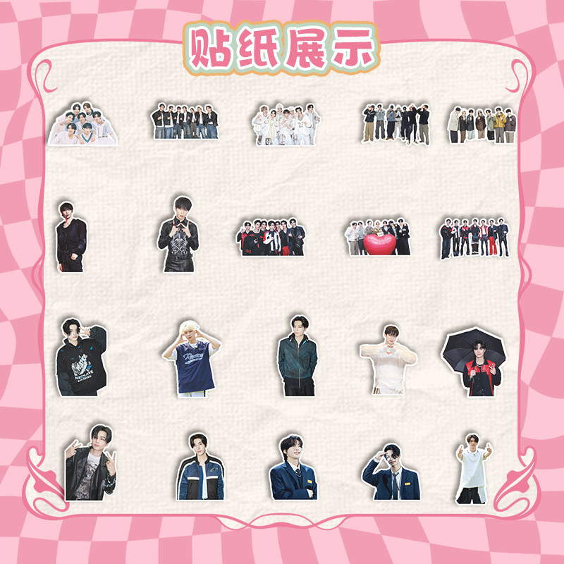 Linxx 40 CÁI ENHYPEN Dán Gói Kpop Boy Nhóm Fan Bộ Sưu Tập Hỗ Trợ Miếng Dán 40 Tờ Trong Túi Cho Kpop Hàng Hóa Album Tiếp Liệu