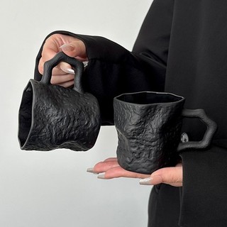 Obsidian Không Đều Nhánh Đá Cá Rô Cốc Với Họa Tiết Sông Băng Thủy Tinh Uống Nước Giá Trị Cao Niche Cốc Uống Lạnh
