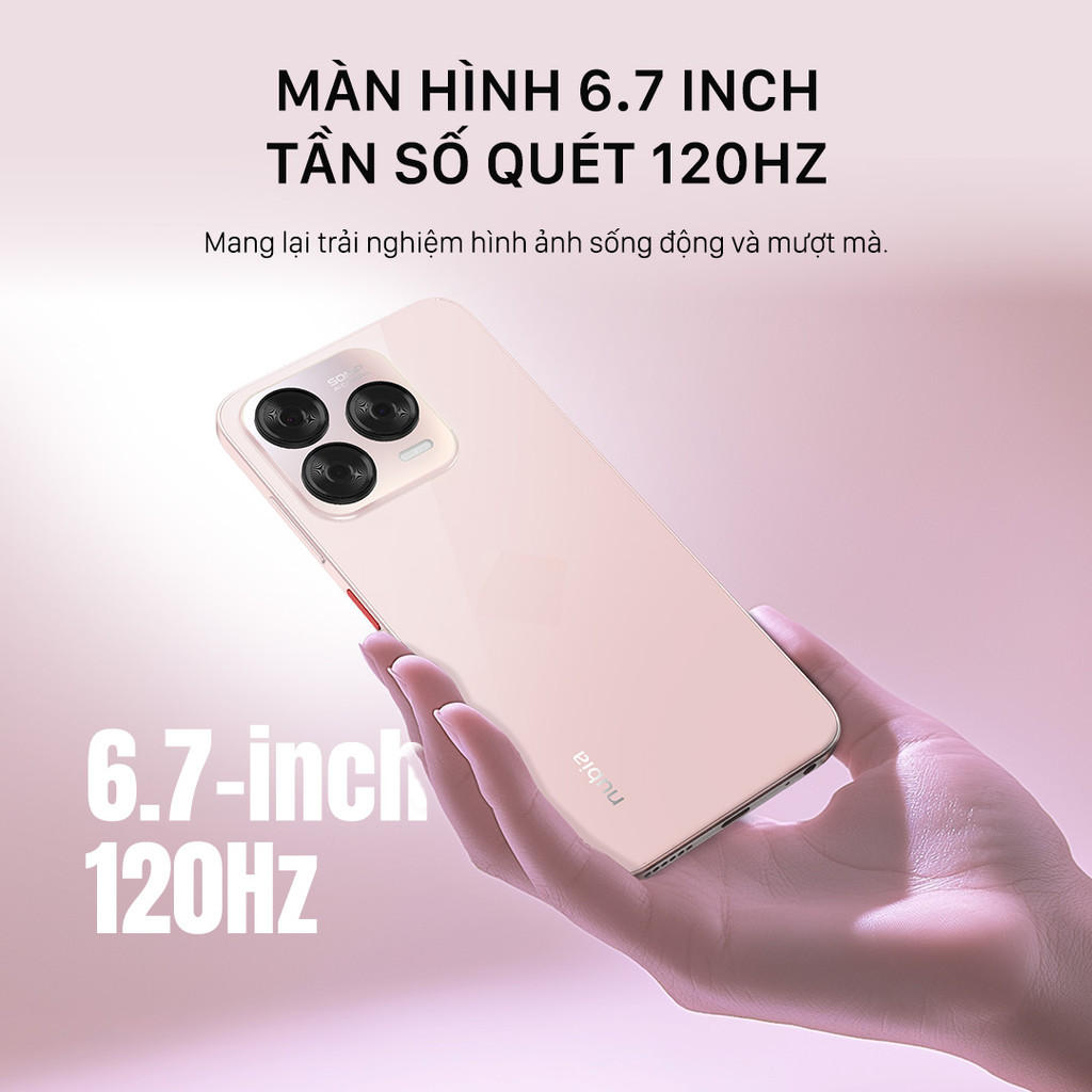 Mô tả Điện thoại Nubia V70 Design 8GB/128GB I Pin 5000mAh I Camera 50mp I 6.7" 120Hz I Hỗ trợ NFC - Hàng Chính Hãng - 2