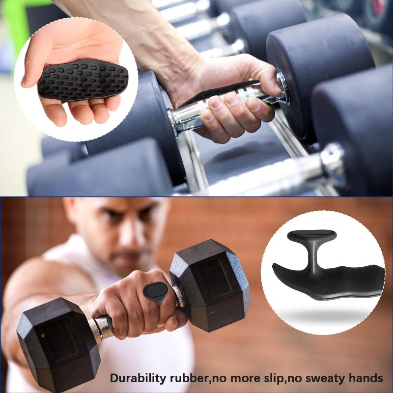 2 Chiếc MỚI Unisex Nguyên Bản Trọng Lượng Nâng Tay Cầm Tập Gym Grips Miếng Lót Để Bảo Vệ Lòng Bàn Tay Găng Tay Tập Gym Di Động Tập Thể Hình Dụng Cụ