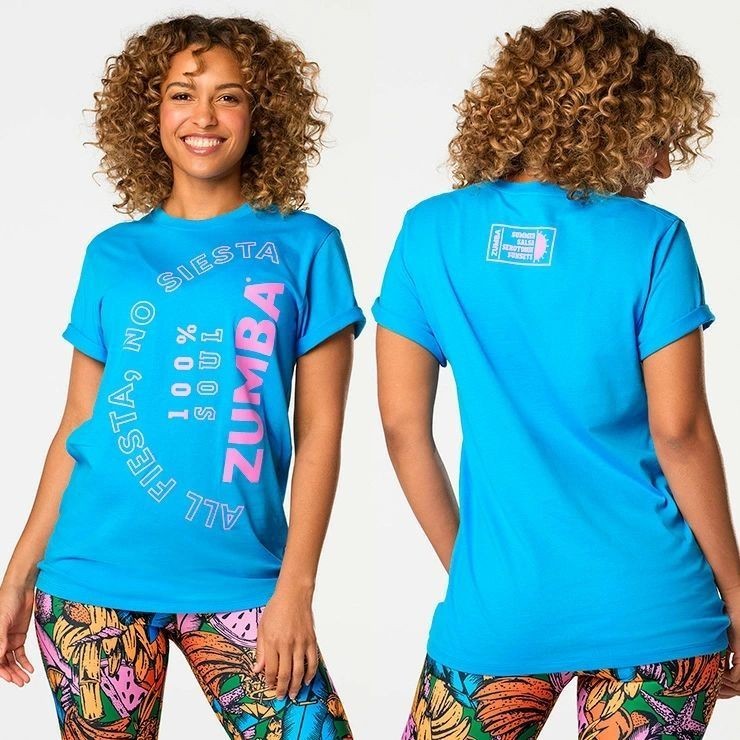 Zumba Quần áo thể dục thể thao và giải trí Áo thun mới Nam nữ còn hàng 131