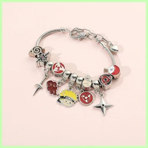 Mới Trang Sức Quà Tặng Naruto Sasuke Mới Anime Nhật Bản Naruto Naruto Pandora Vòng Tay diy Trang Sức Vòng Tay Trang Sức Bán Buôn Kakashi Obito Gaara