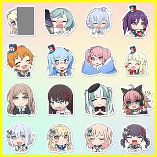 [Zoci] Nhãn dán Bangdream (72 tờ) Nhãn dán gói cảm xúc Bangdream Phiên bản Q Nhãn dán tài liệu sổ tay dễ thương
