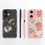 Ốp lưng Oppo A2M 5G thỏ ngọt hoa văn anh đào, silicon lỏng, bảo vệ camera, chống sốc, bền