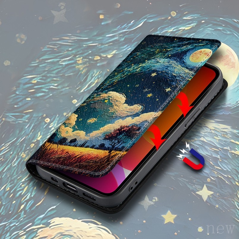 Ốp điện thoại dạng thẻ lật Samsung Thích hợp cho Note10 + Pro S8 + S9 Plus S10E S10 + Vỏ bảo vệ chống sốc toàn diện