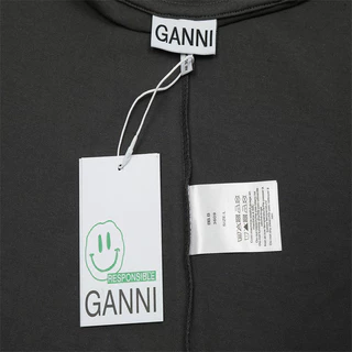 新品】GANNl プリーツディテール セットアップ シルク100%（Ganni 
