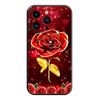 Ốp điện thoại hình hoa hồng đỏ tím cho iphone Apple 16 16E 15 14 13 12 11 Pro X XS Max XR 8 7 Plus Vỏ silicon mềm Funda Điện thoại di động