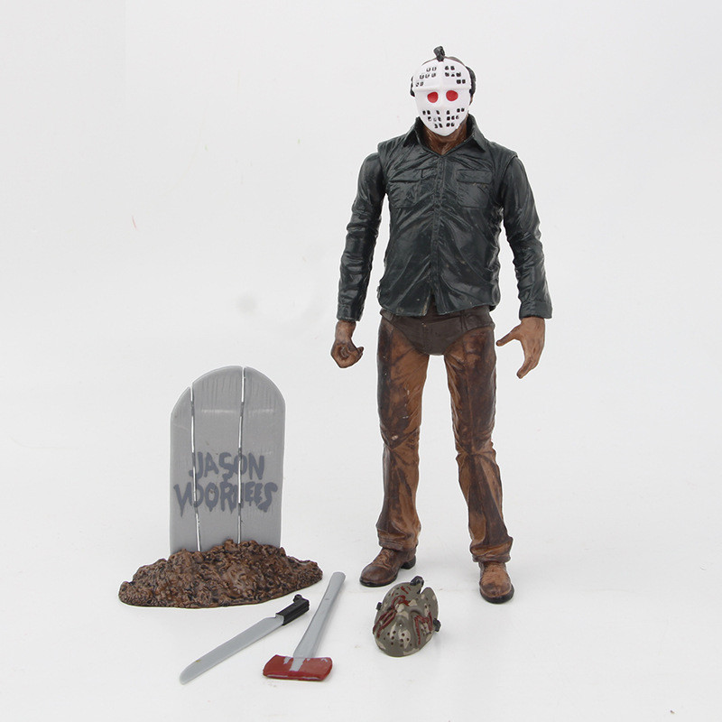 Jason Classic Edition Black Friday Nhân vật hành động sưu tập Mô hình đồ chơi Pvc 16cm