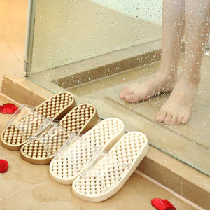 Dép Hộ Gia Đình Nữ Phòng Tắm Chống Trơn Trượt Tắm Massage Chân Nam Kháng Khuẩn Nhà Trong Nhà San