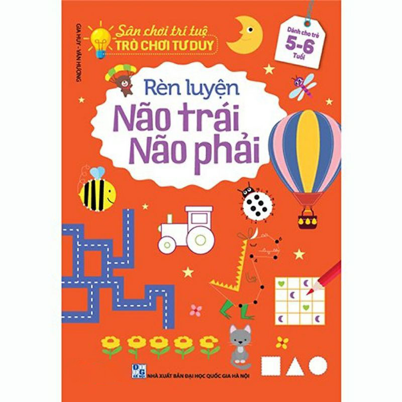 Mô tả Sách - Sân Chơi Trí Tuệ Rèn Luyện Não Trái Não Phải Cho Bé Từ 3-6 Tuổi - 8