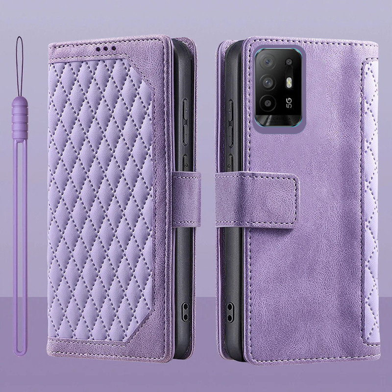 Dành Cho OPPO A94 5G A95 5G Reno 5Z 6Z 5G Da Lật Đựng Thẻ Sách Ví Đứng Bảo Vệ Toàn Diện Ốp Lưng Cho OPPO Reno5 Z 5G Reno6 Z 5G Vỏ Điện Thoại