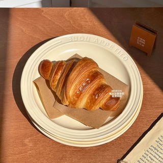 Đĩa Gốm Kem Nổi Chữ Bộ Đồ Ăn Hộ Gia Đình Phương Tây Thực Phẩm Pasta Đĩa Ăn Sáng