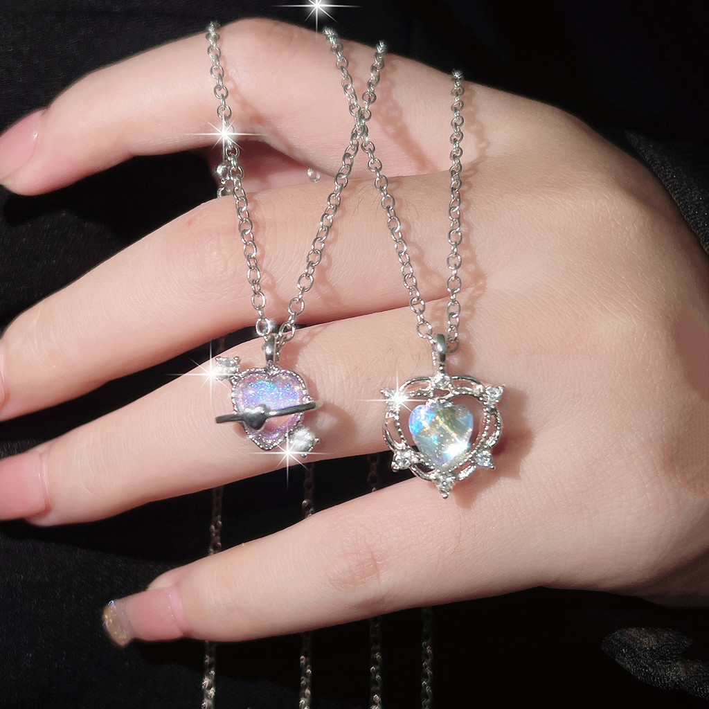Mô tả 17km Vòng Cổ Bạc Nữ Đá mặt trăng Thanh Lịch Zircon Ngọc Trai Tua Rua Dây Xích Choker Cho Trang Sức Phụ Kiện - 6