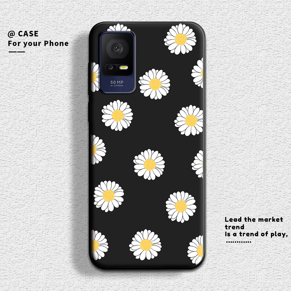 Étui TCL 405 / 406 / 408 - Coque Silicone Gel + Film Verre Trempé - Protection Complète