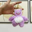 Móc khóa sang trọng đầy màu sắc Furry Yeti sang trọng Trang trí túi búp bê quái vật dễ thương