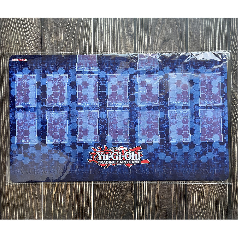 Yu-gi-oh Blue Classic Oldschool Style Card Pad Custom Playmat Ygo Mat 