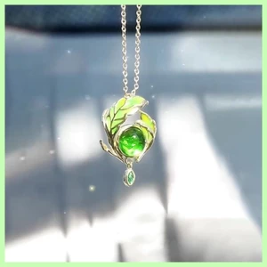 Món quà trang sức mới Genshin Impact Nahida Genshin Tác động Nahida Genshin Tác động Nahida Mặt dây chuyền Vòng cổ trò chơi Anime Mặt dây chuyền ngoại vi Quà tặng vòng cổ hai chiều có giá trị cao