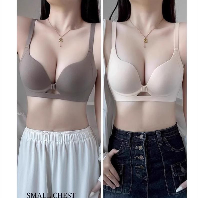 Áo ngực cô gái liền mạch thoải mái đồ lót xốp mềm mại 3/4 cốc