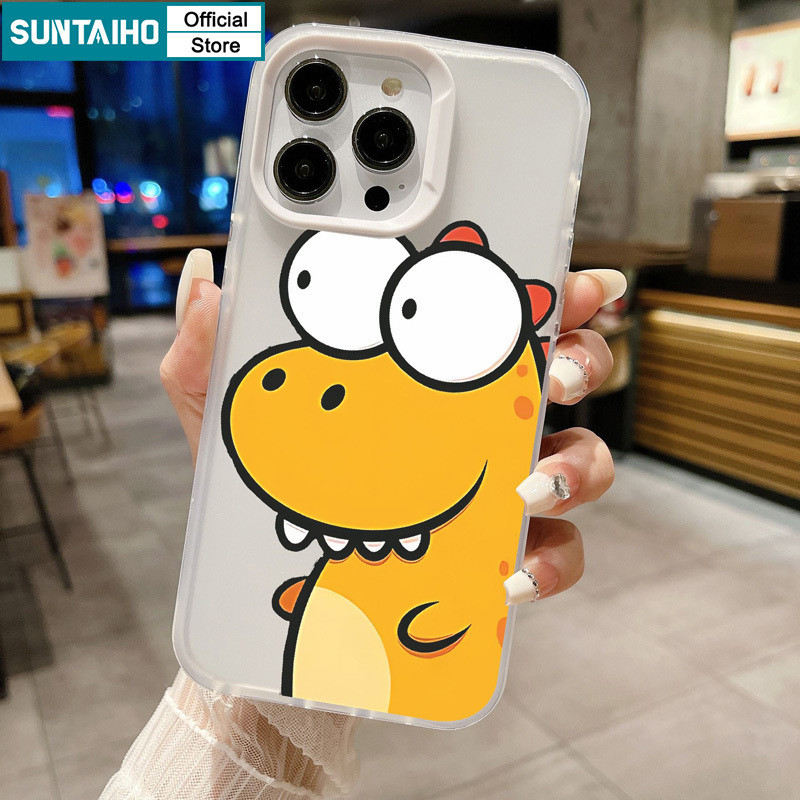 Mô tả Suntaiho Ngộ nghĩnh Hoạt Hình Độc Đáo Họa Tiết Rồng Trong Suốt Mờ Dành Cho Iphone 11 12 13 14 15 16 Pro Max IP 7 8 Plus Iphon X Xs XR Xs Max TPU Silicon Mềm Cao Cấp Chống Sốc Ốp điện thoại - 7