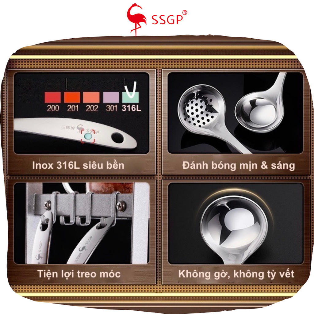 Vá canh Family Inox 304 cao cấp SSGP Đức - SS11606 Muôi canh,Thìa canh ...