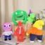 Quà tặng đồ chơi sang trọng dành cho bạn bè mỉm cười tùy chỉnh Mr Búp bê ếch 155g Áo Hoodie màu vàng 28cm