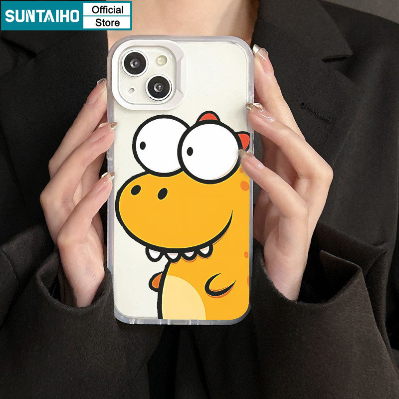 Mô tả Suntaiho Ngộ nghĩnh Hoạt Hình Độc Đáo Họa Tiết Rồng Trong Suốt Mờ Dành Cho Iphone 11 12 13 14 15 16 Pro Max IP 7 8 Plus Iphon X Xs XR Xs Max TPU Silicon Mềm Cao Cấp Chống Sốc Ốp điện thoại - 3