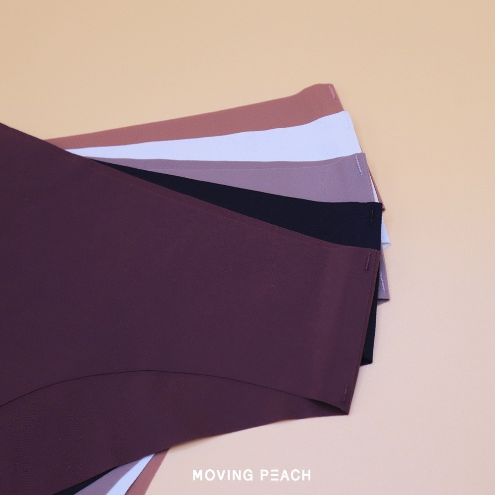 Mô tả MOVING PEACH Quần lót nâng hông không đường may màu trơn sexy kích thước S-XL cho nữ - 2