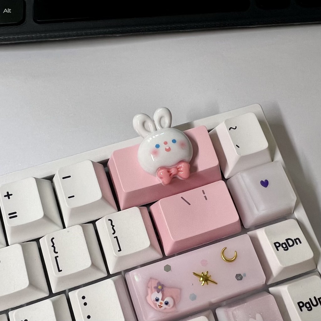 Backspace Loại bỏ 2U Keycap Cá nhân Bàn phím cơ chéo Trục Thỏ dễ thương ...