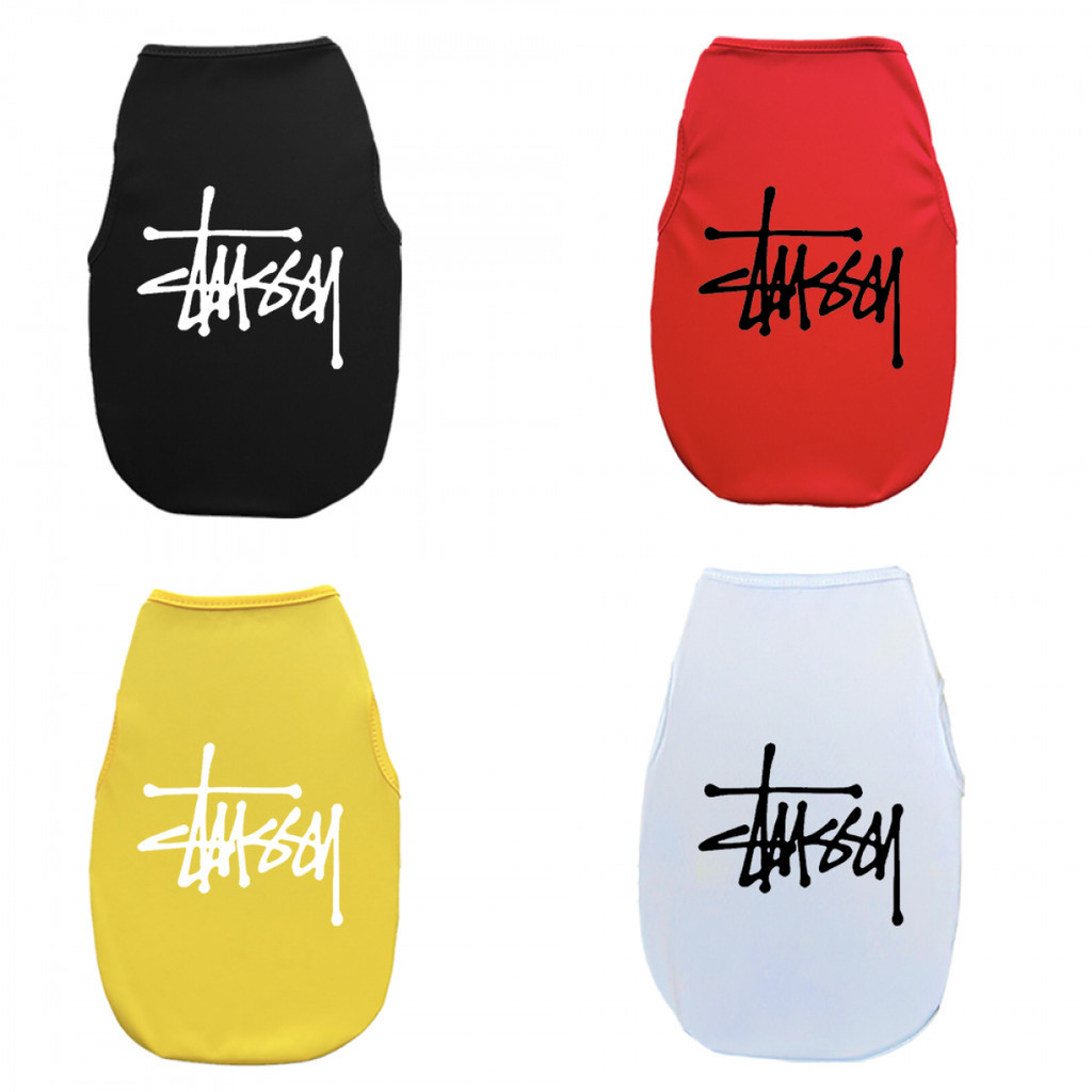 Áo Vest thoáng khí in hình mèo / chó Graffiti cho chó nhỏ