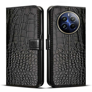 Dành Cho OPPO Realme 12X 12 Pro Plus 5G Ốp Lưng Ví Đựng Thẻ Đứng Bao Da Lật Từ Tính Cho Realme 12 Pro + Realme 12 + 5G Vỏ Điện Thoại