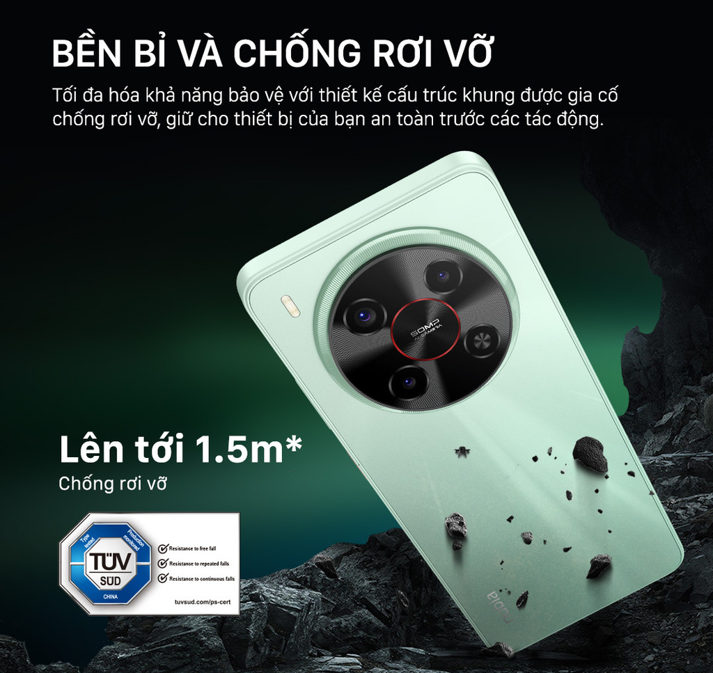 Mô tả [MỚI] Điện thoại Nubia V70 Max 8(4+4)GB/128GB I Pin 6000mAh I 6.9"120Hz I Chống rơi vỡ* - 4