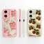 Ốp lưng Oppo A2M 5G thỏ ngọt hoa văn anh đào, silicon lỏng, bảo vệ camera, chống sốc, bền