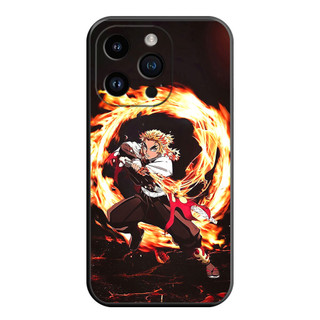 Demon Slayer Kyojuro Rengoku Cover Ốp Lưng Điện Thoại iphone Apple 16 16E 15 14 13 12 11 Pro X XS Max XR 8 7 Plus Vỏ Silicon Mềm Funda Điện Thoại Di Động