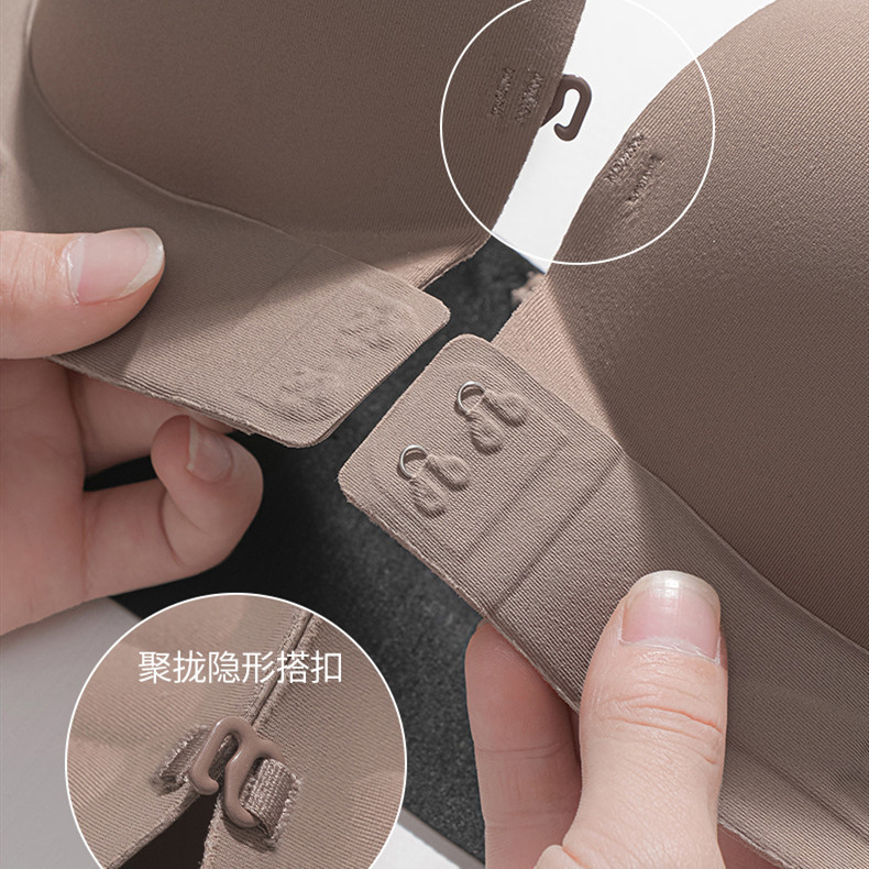Có Thể Tháo Rời Chống Trơn Trượt Dây Gợi Cảm Cô Gái Áo Ngực Dày Bọt Biển Đẩy Lên Quần Lót Lưng Vô Hình Nữ Mềm Mại Không Dây Áo Bralette Nữ