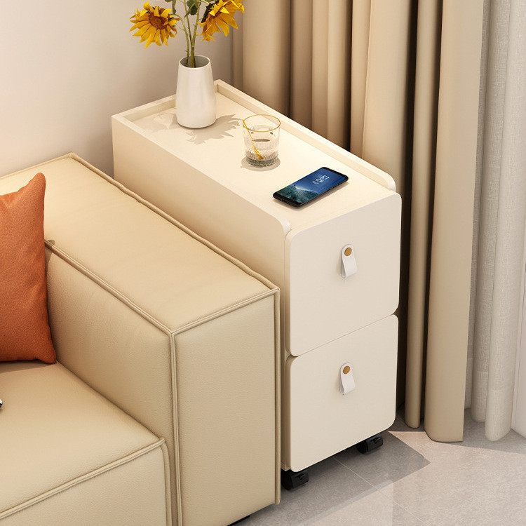 Sofa side cabinet, movable for guests, simple and modern small table ...