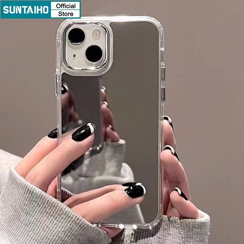 Ốp lưng iPhone Suntaiho có gương - Ảnh 1