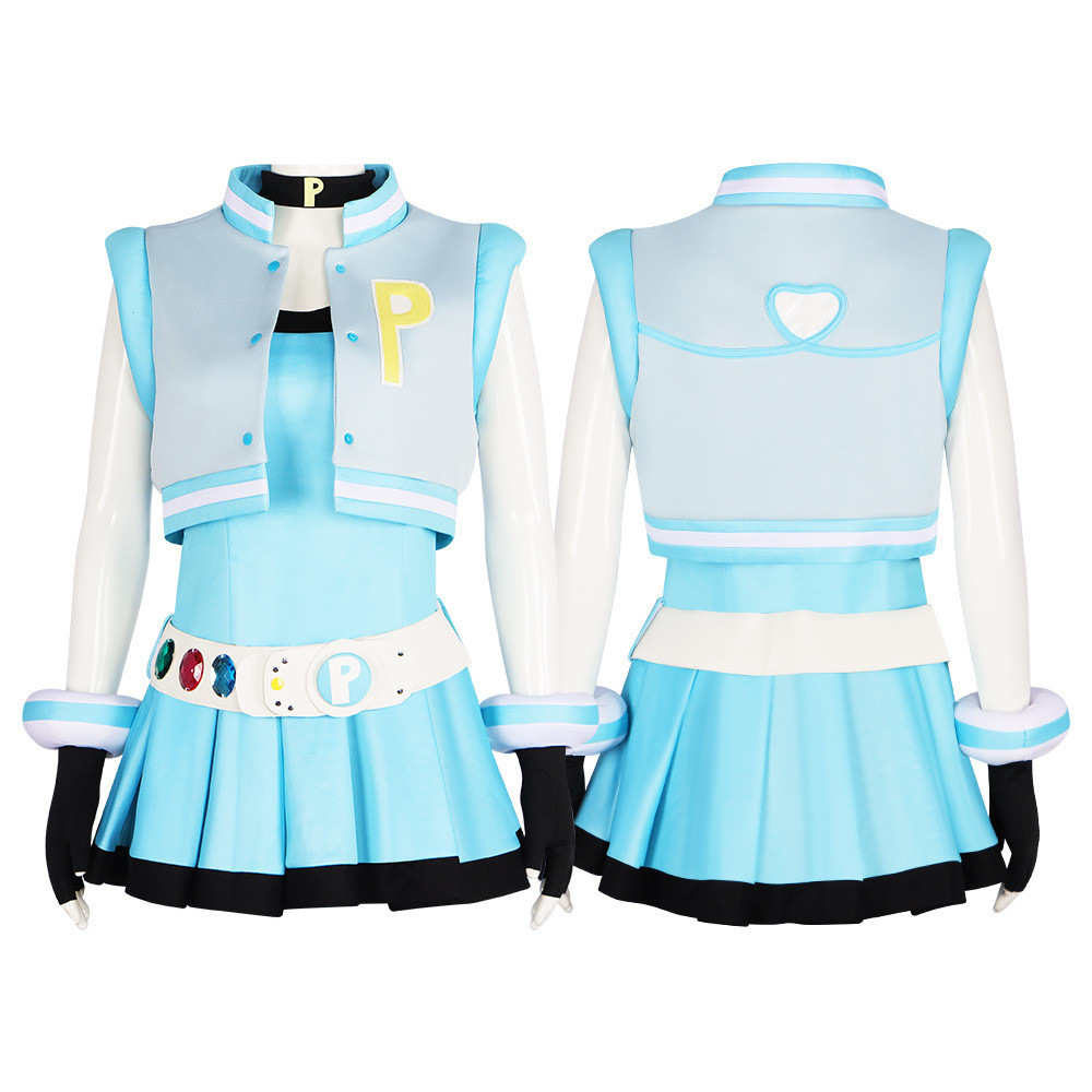 Thời Trang Powerpuff Girls Cosplay Đầm Dành Cho Người Hâm Mộ Đường Phố Độc Đáo Anime Mặc