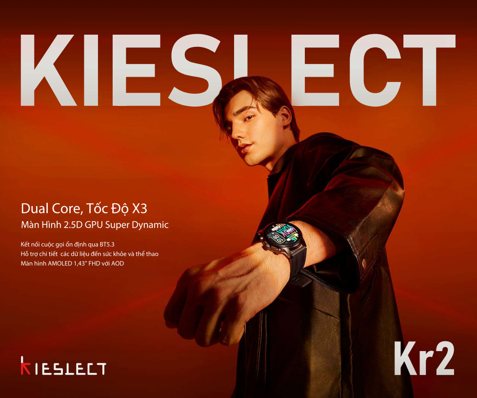 Mô tả Đồng hồ thông minh Kieslect KR 2 | 1.43 inch | AMOLED Super Dynamic | 360mAh | Nghe gọi trực tiếp | Chính Hãng - 1