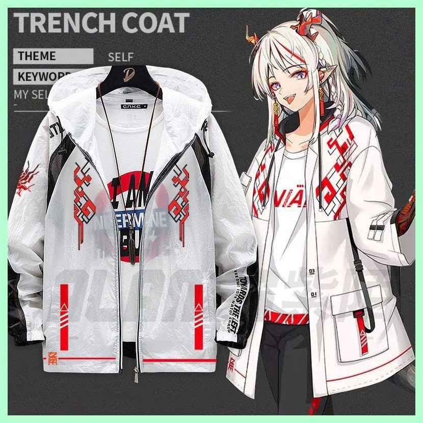 Phong Cách Mới Chống Nắng Quần Áo Arknights Arknights Nian Ark Game Anime Hàng Hóa Đại Lý Năm Ngày Mai Hàng Hóa Mùa Hè Áo Khoác Mỏng Hai Chiều Chống Nắng Quần Áo Nam Nữ
