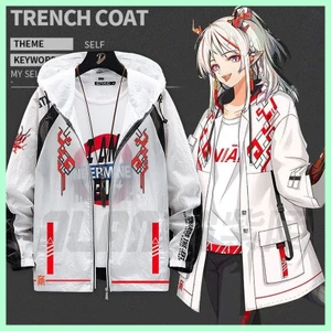 Phong Cách Mới Chống Nắng Quần Áo Arknights Arknights Nian Ark Game Anime Hàng Hóa Đại Lý Năm Ngày Mai Hàng Hóa Mùa Hè Áo Khoác Mỏng Hai Chiều Chống Nắng Quần Áo Nam Nữ