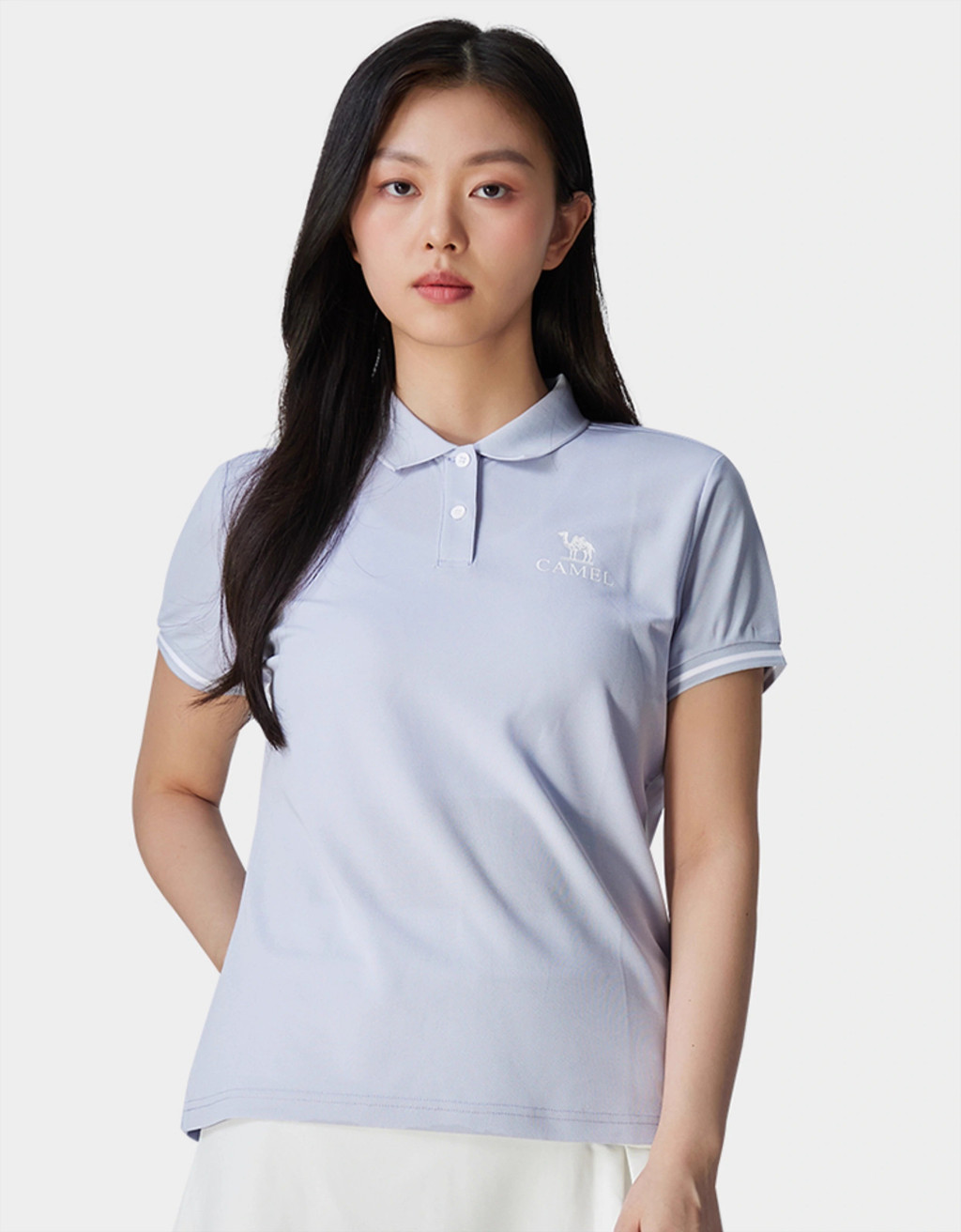 Mô tả Áo polo ngắn tay thể thao CAMEL nam nữ nhanh khô thoáng khí Áo thun thông thường - 4