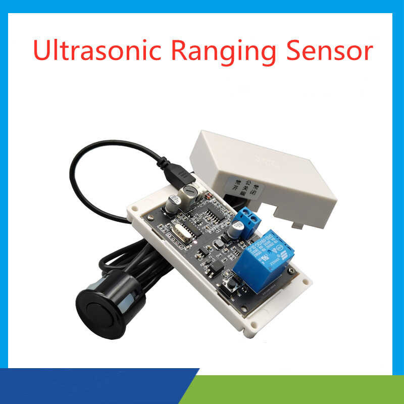 Không thấm nước Long Ultrasonic Range Finder Sensor Màn hình LED Relay ...