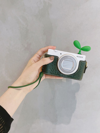 Thích Hợp Cho Sony ZV-1M2 Đa Năng ZV1F Đế Bảo Vệ Camera Màu Hồng Nửa Bộ Zv1 Thế Hệ Thứ Hai ZVE10