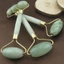 Jade Stone Face Massage Roller White Flower Jade Facial Beauty Tool