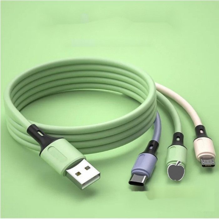 Mô tả Cáp sạc điện, bao gồm USB-DC, Micro-USB, Type-C, 3 trong 1 và các mẫu khác, Thích hợp cho điện thoại di động, IPad, Bàn chải đánh răng điện và một số thiết bị điện gia dụng - 3