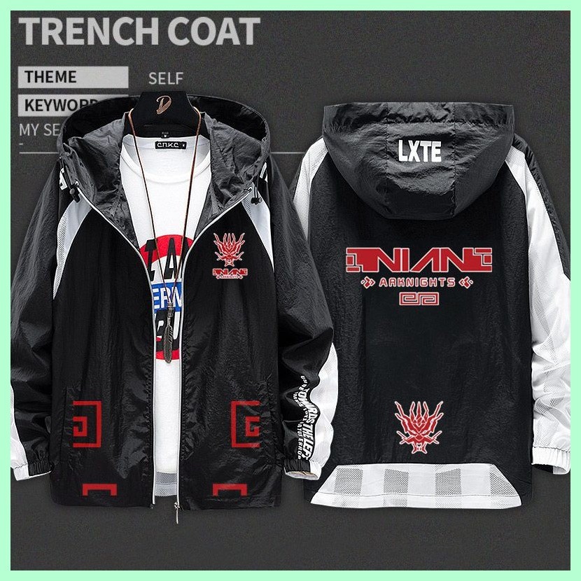 Phong Cách Mới Chống Nắng Quần Áo Arknights Arknights Nian Ark Game Anime Hàng Hóa Đại Lý Năm Ngày Mai Hàng Hóa Mùa Hè Áo Khoác Mỏng Hai Chiều Chống Nắng Quần Áo Nam Nữ