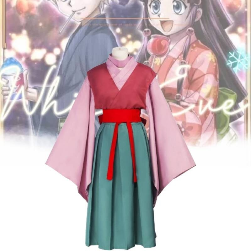 Anime Chủ đề Nhật Bản Full-time Hunter Cosplay Kurapika Pink Aluka In
