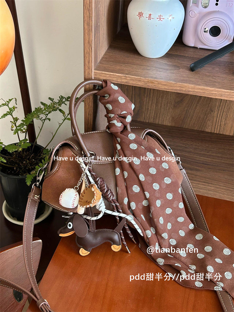 Have u desgin Phong Cách Mới Chấm Bi Khăn Lụa In Hình Cảm Giác Cao Cấp Tất Cả Trận Đấu Phụ Kiện Dây Buộc Cổ Nữ Phong Cách Mới Buộc Tóc Dài Khăn